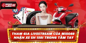 Tham Gia Livestream Của Miso88 Nhận Xe SH 150i Trong Tầm Tay